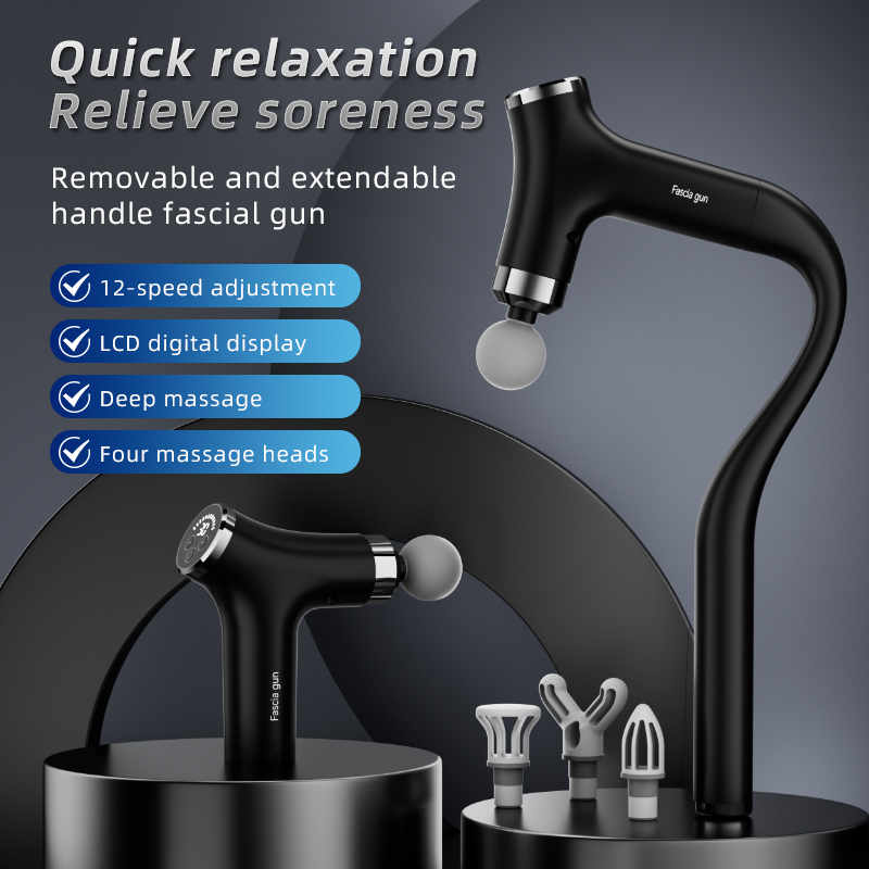 Vibration Massage Gun - Multifunctional Intelligent Massage Gun Detachable Handheld