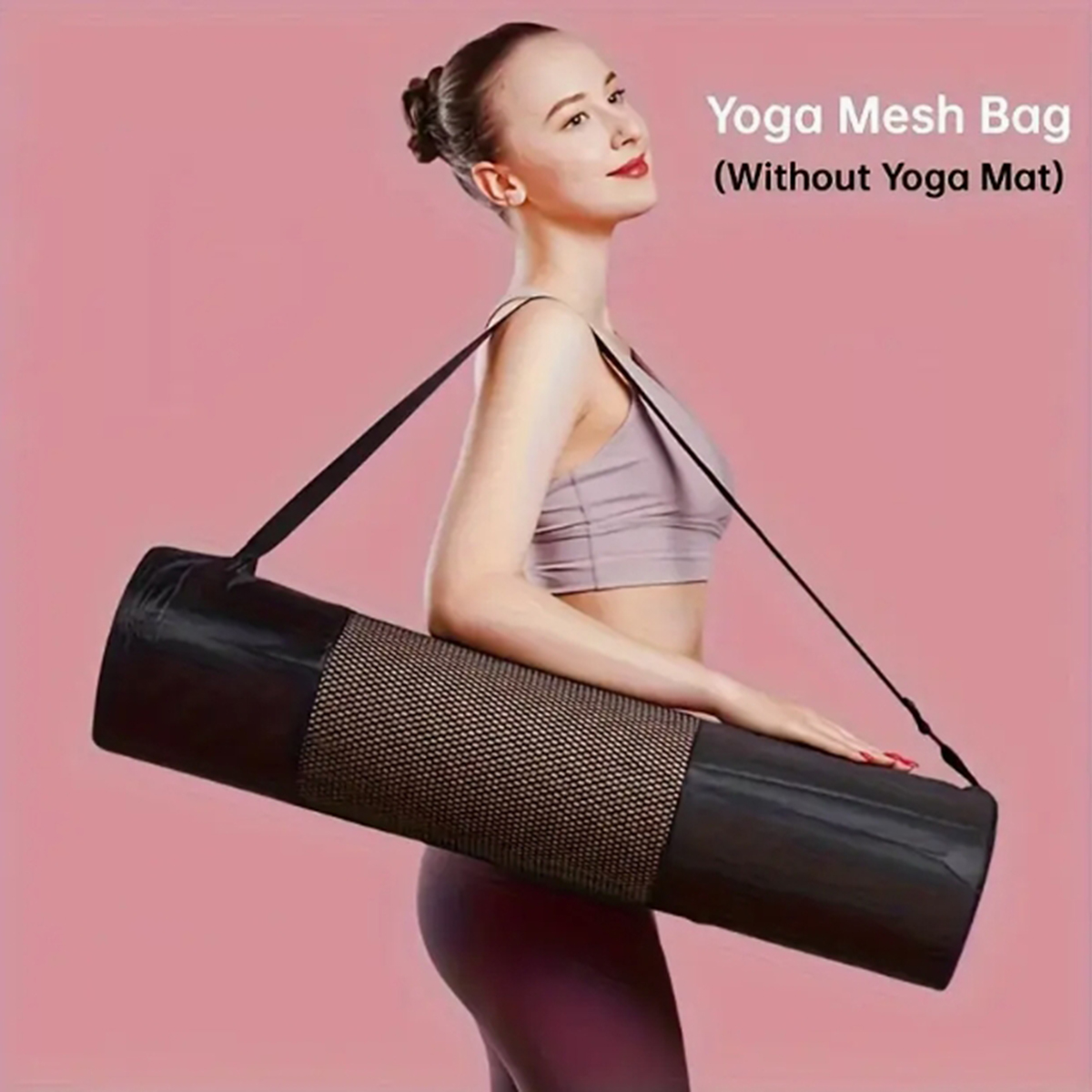 Yoga Fitness Tapis - 1 Breathable Yoga Mat Storage Mesh
