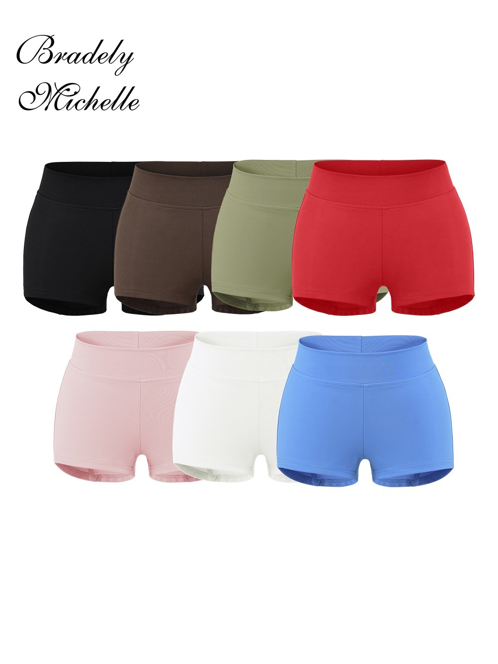 Yoga Fitness Club - Women's High Waist Yoga Leggings Shorts