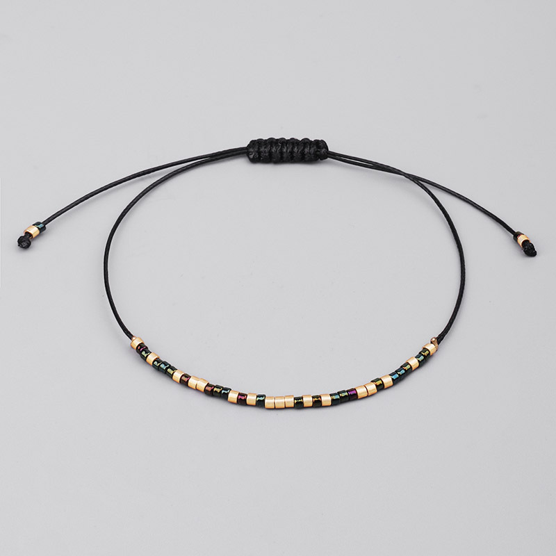 Yoga Fitness Tracker - Natural MIYUKI Rice Beads Tibetan Stone