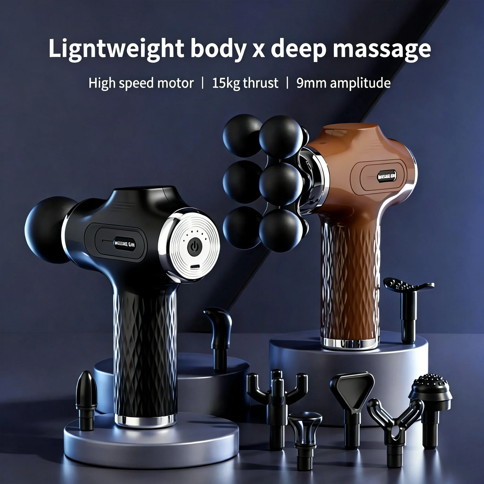 10 head massage gun muscle rel - Vibration Massage Gun review and price