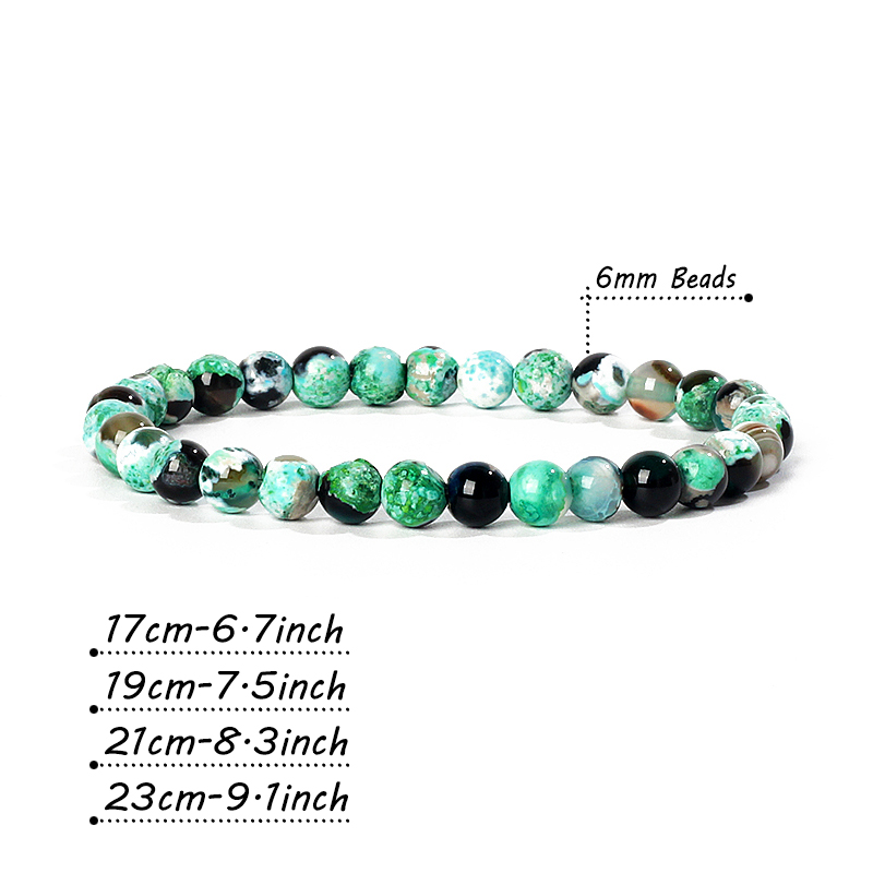 Natural Stone Agates Bracelet  - Yoga Fitness Tracker review and price