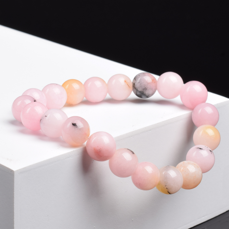 Natural Stone Pink Opal Beads  - Yoga Fitness Tracker review and price