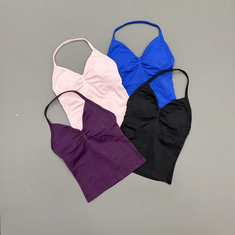 Gym Women Sports Tank Top Seam - Yoga Fitness Tapis review and price