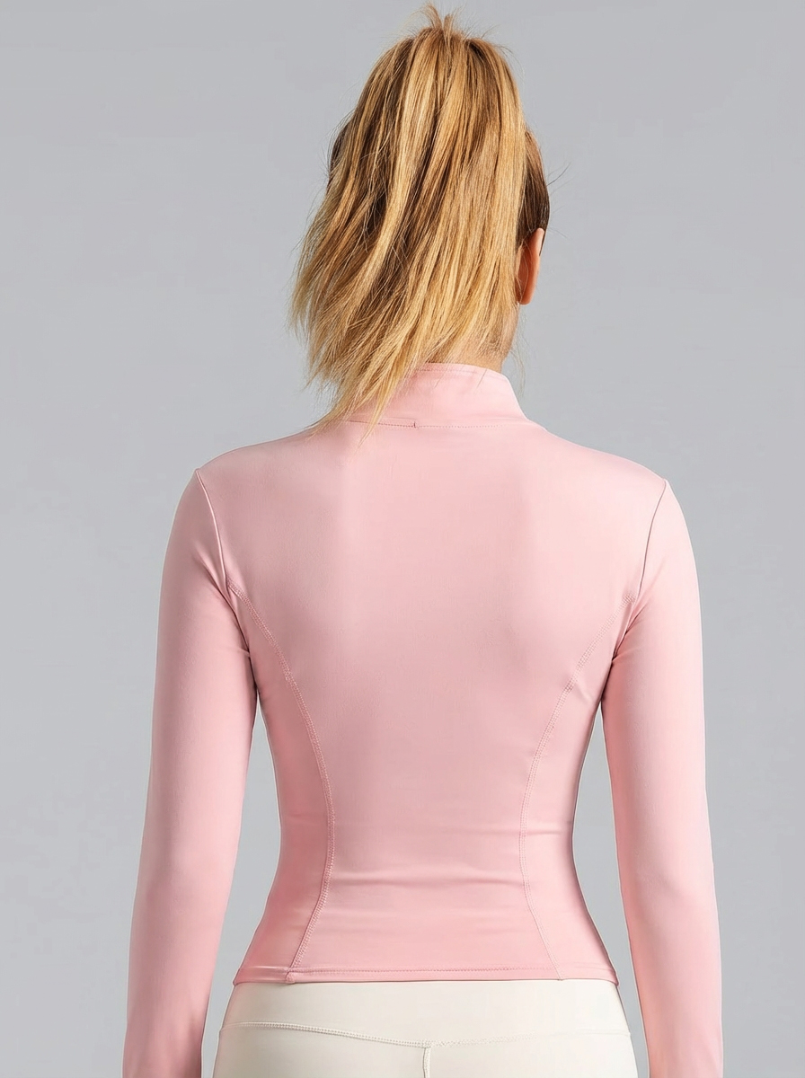New Women Light Pink Yoga Coat - Yoga & Fitness With Faye The Well Being Studio Abbots Langley review and price