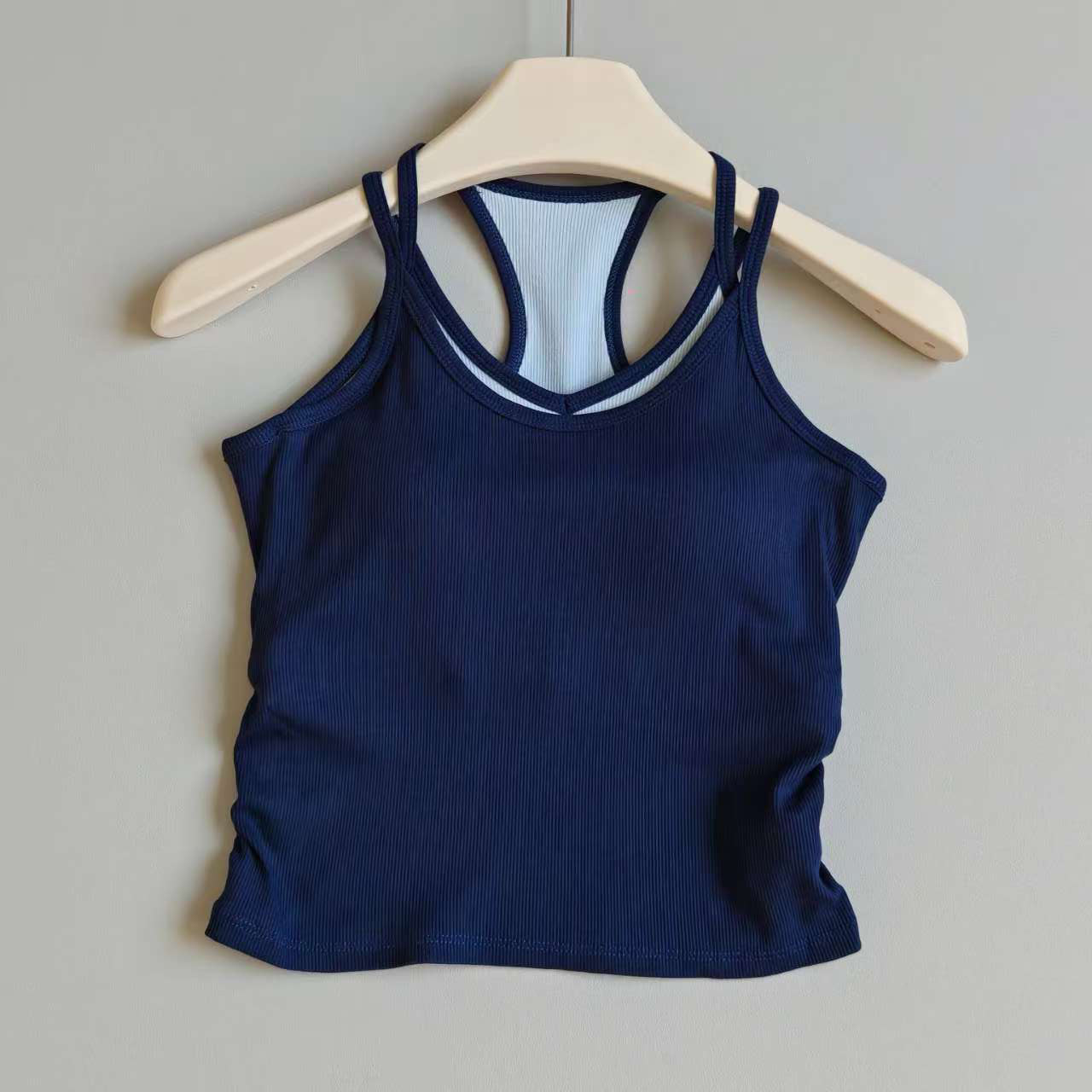 Contrast Color Yoga Vest for W - Yoga Fitness Tapis review and price