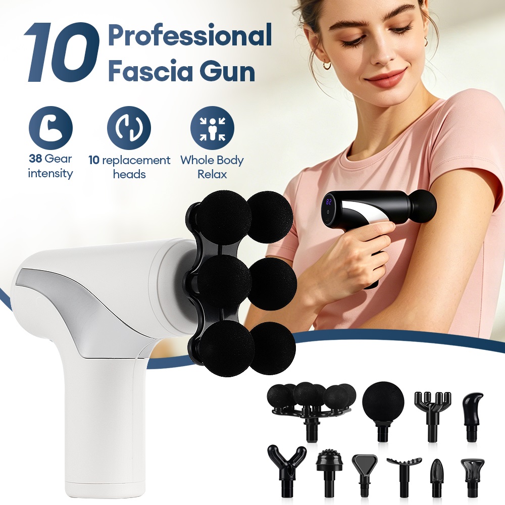 Portable Massage Gun 38 Gears  - Vibration Massage Gun review and price