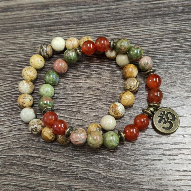 Charm Stone Wrist Mala Healing - Yoga Fitness Tracker review and price