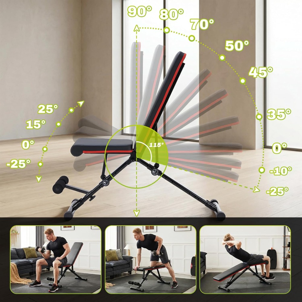 Adjustable Weight Bench for Fu - Adjustable Dumbbells review and price
