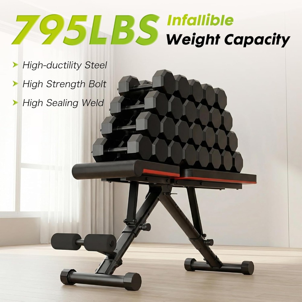 Adjustable Weight Bench for Fu - Adjustable Dumbbells review and price