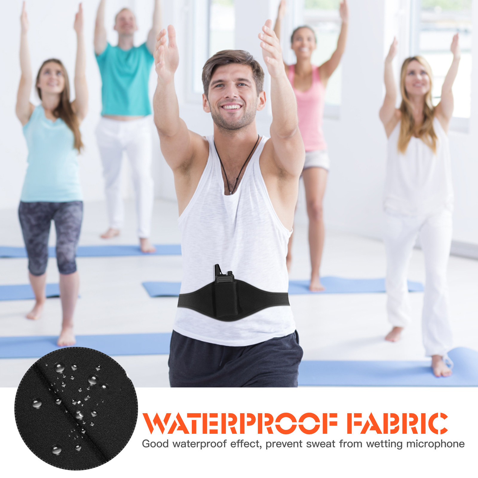 Mic Belt Adjustable Microphone - Yoga And Fitness Instructor review and price