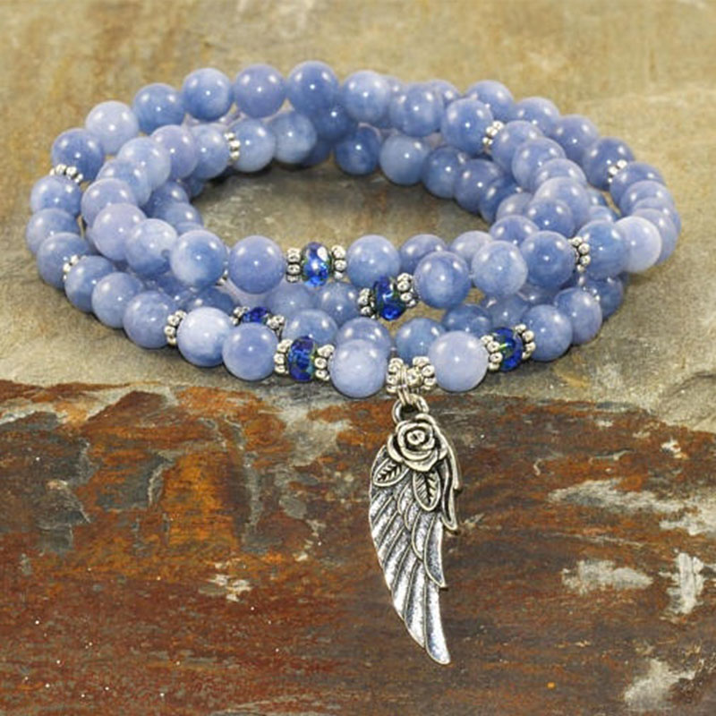 108 Mala Fluorite Necklace 108 - Yoga Fitness Tracker review and price