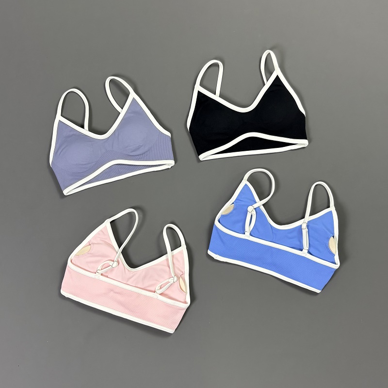 Women Contrastline Yoga Bra V  - Yoga Fitness Tapis review and price