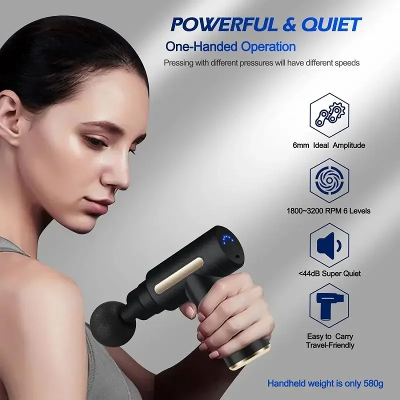 Portable Fascial Massage Gun E - Vibration Massage Gun review and price