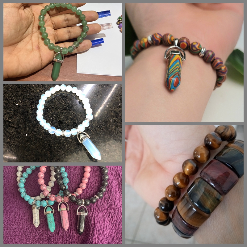 Natural Tiger Eye Stone Bracel - Yoga Fitness Tracker review and price